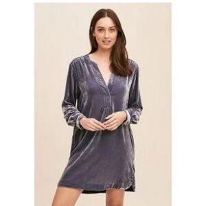 Anthropology velvet dress new with tags medium